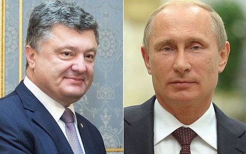 Путин и Порошенко обсудили шаги по мирному урегулированию на Украине - ảnh 1